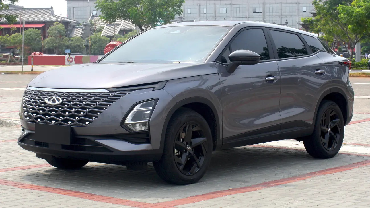 Omoda 5 SUV seen from the front, one of the Chinese brands set to be built in Europe