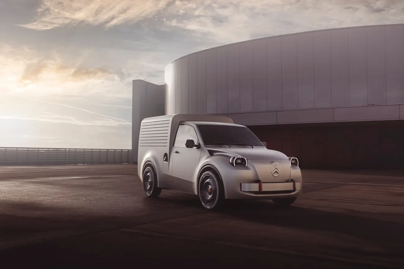 Conceito Citroën 2 CV Fourgonnette elétrica revelado em 2026
